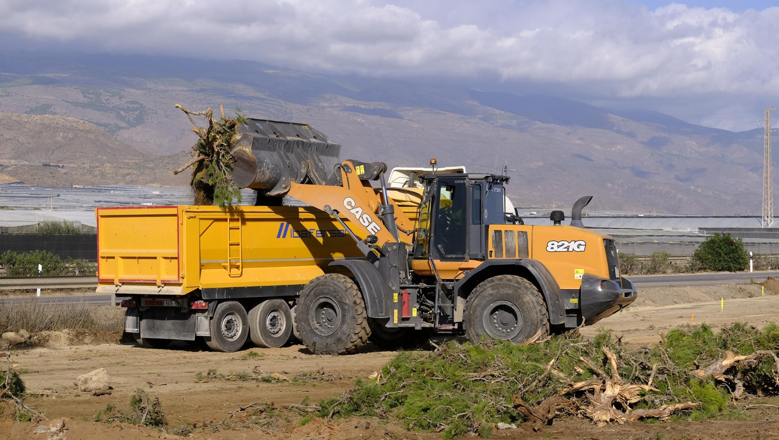 Reparación de los daños por la dana en la Autovía del Mediterráneo, en imágenes