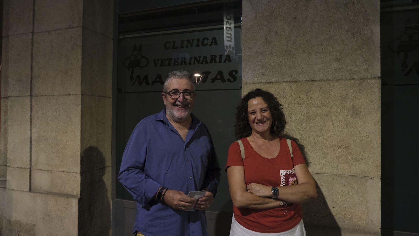 Imágenes de La Magna por las calles de Almería