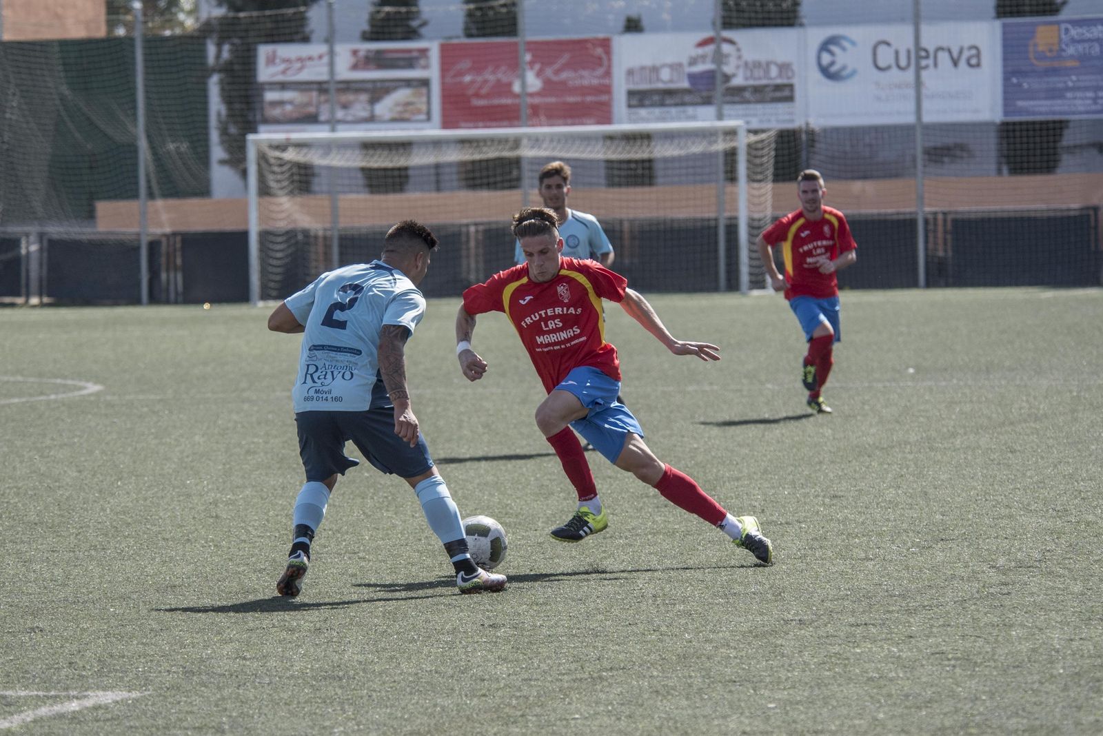 Acción del encuentro disputado entre Campotéjar y Churriana.