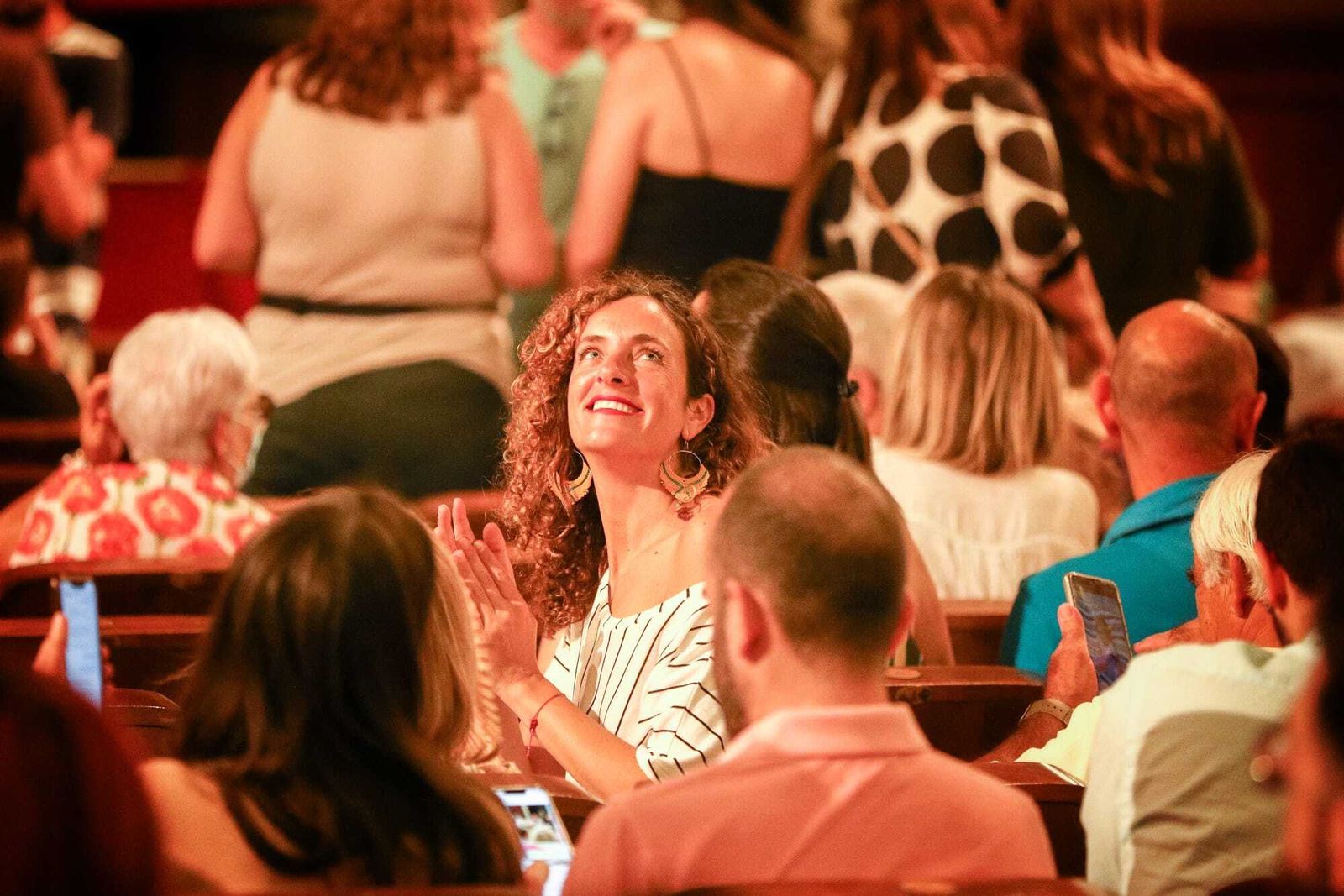 El ambiente en los camerinos del teatro