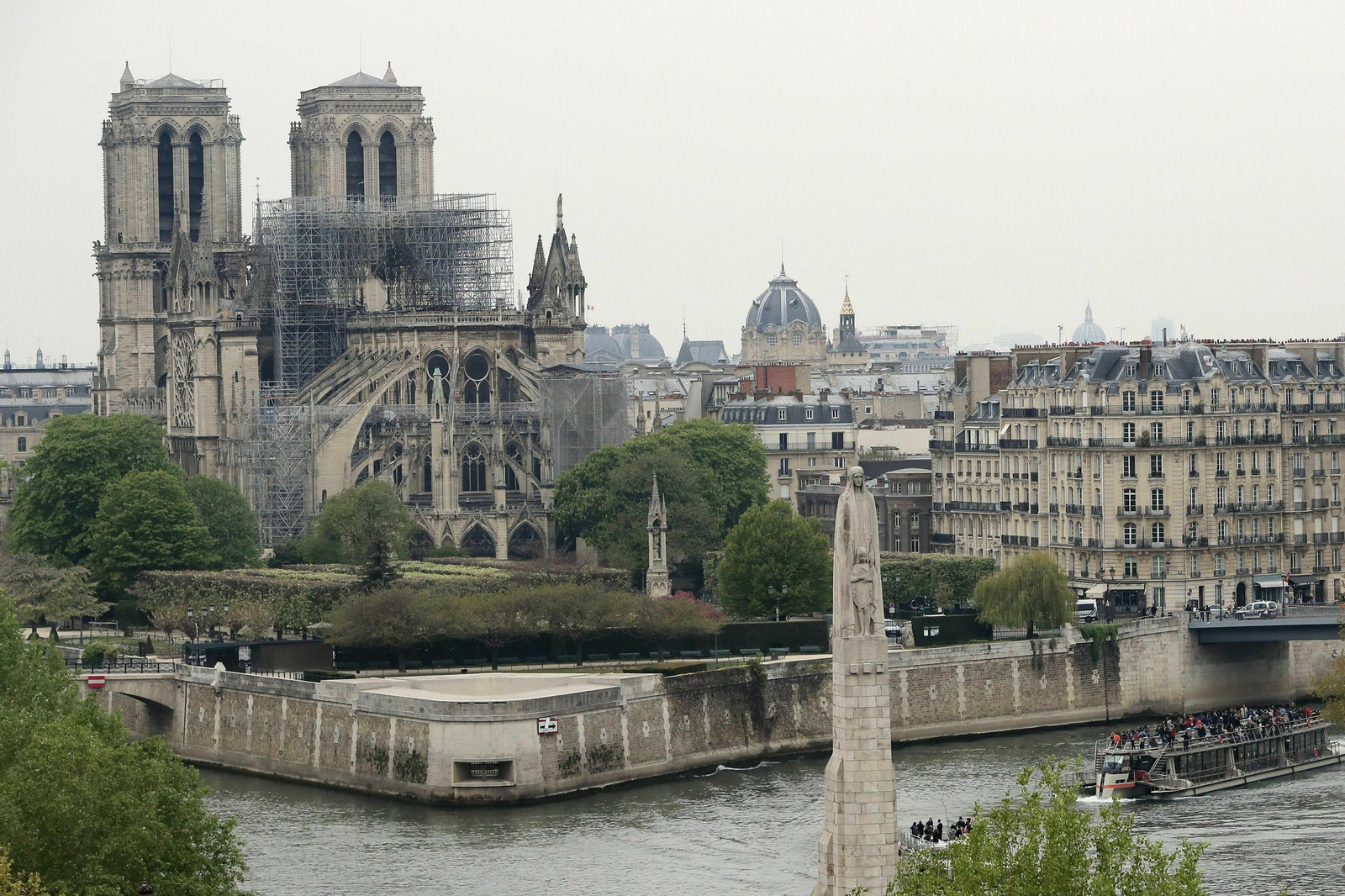 Las imágenes de Notre Dame tras la tragedia