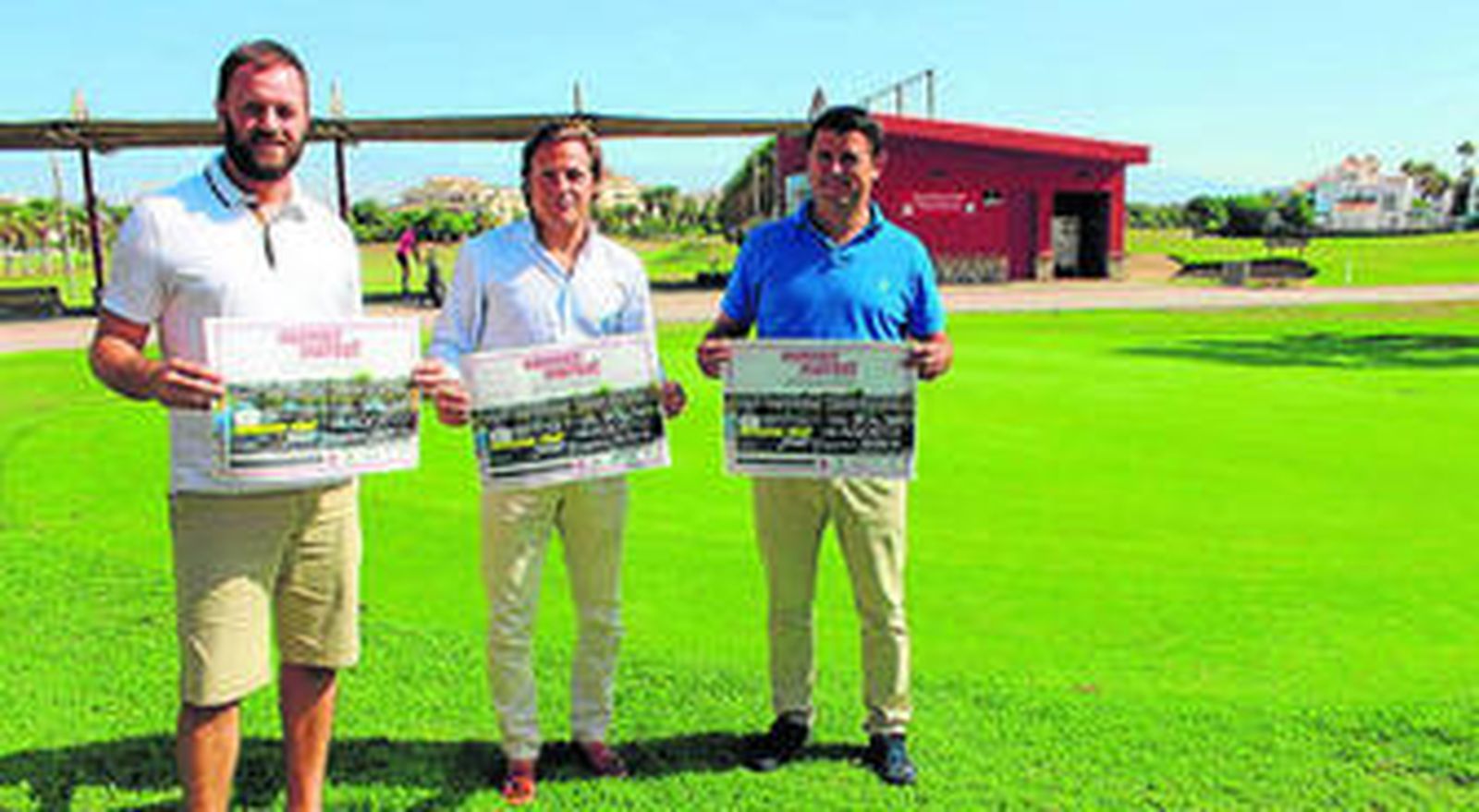 Presentación de la actividad con los carteles que la promocionan.