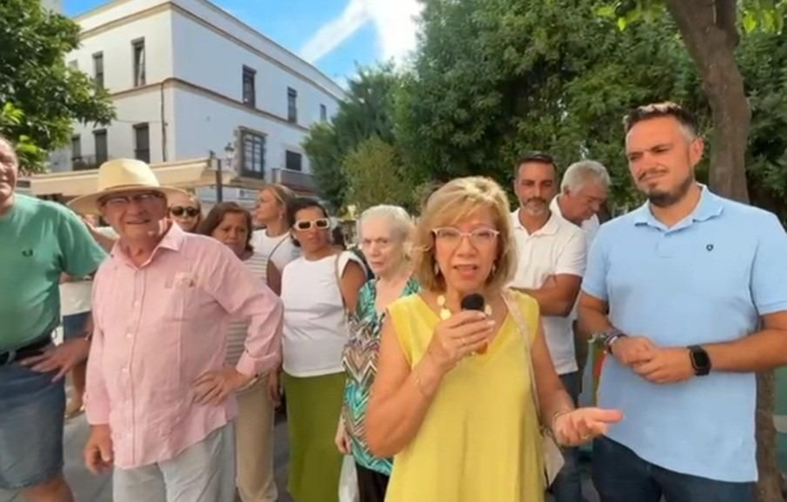 Los concejales del Grupo Municipal Socialista en el Ayuntamiento de Jerez, Carmen Collado, José Antonio Díaz y Jesús Alba.