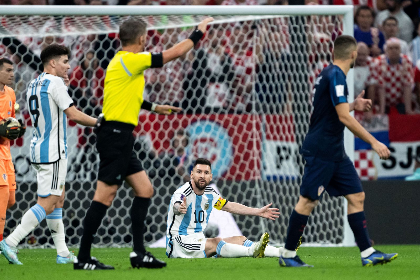 Las fotos de Messi contra Croacia