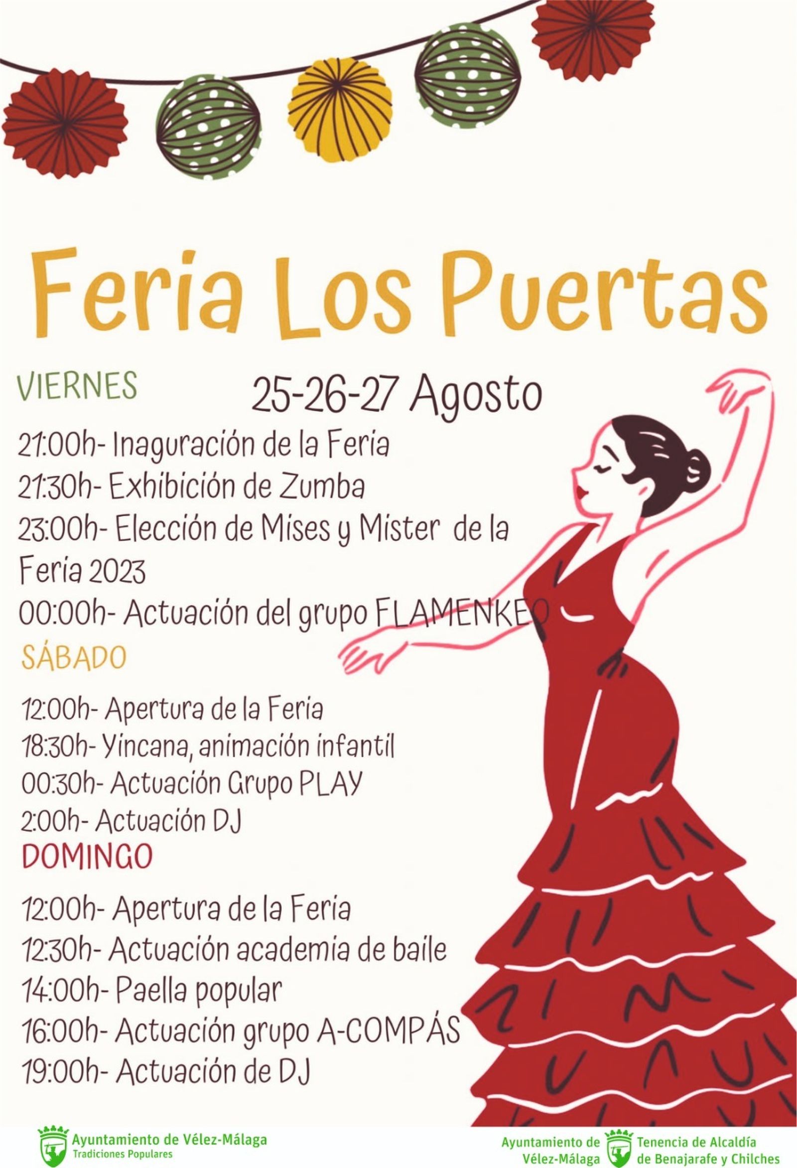 Cartel de la Feria Los Puertas 2023