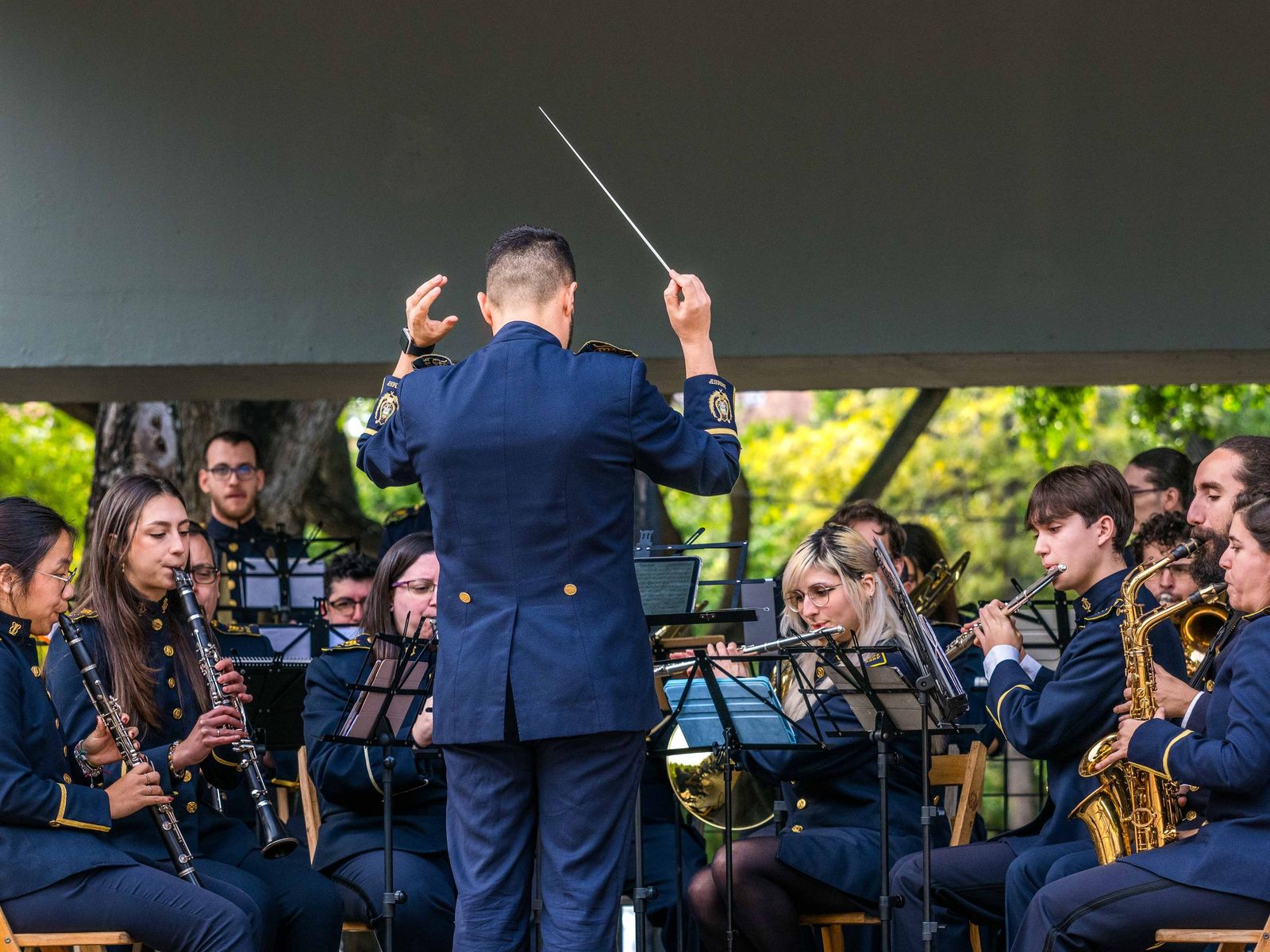 Sones cofrades en el Parque: celebrado el certamen de bandas de Nazareno en San Fernando