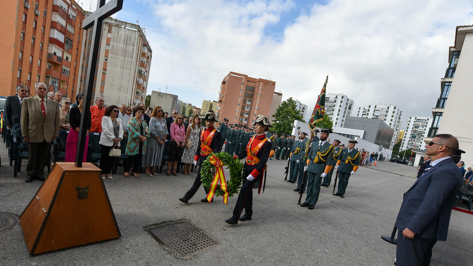 Fotos del acto por el 179 aniversario de la creación de la Guardia Civil en la Comandancia de Algeciras