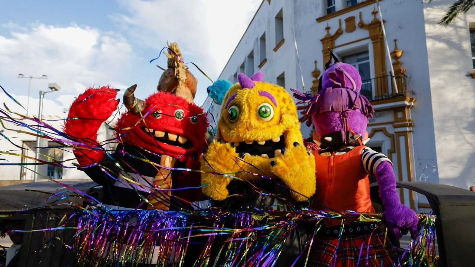 La cabalgata del humor, este segundo sábado de Carnaval de Cádiz.