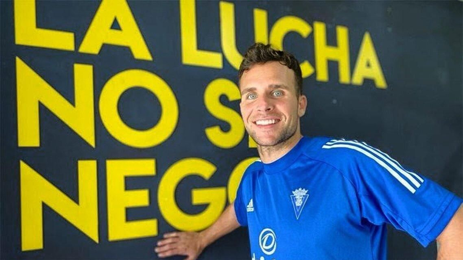 Álvaro Giménez, delantero del Cádiz. Álvaro Giménez, delantero del Cádiz.