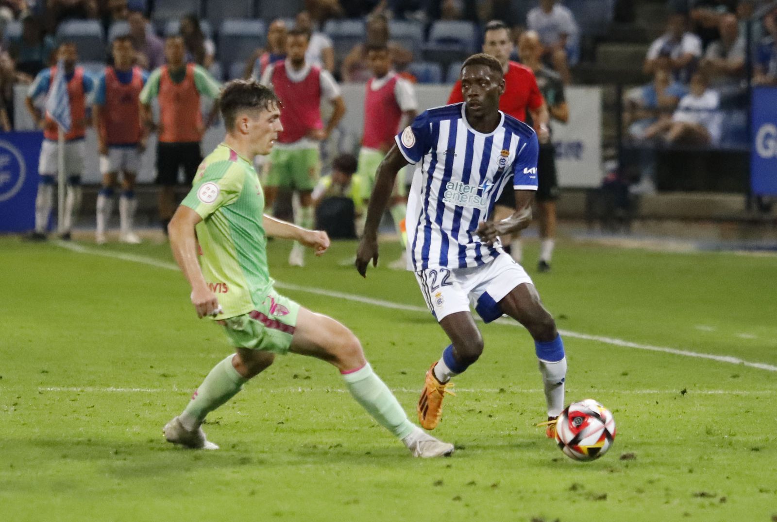 Imágenes del encuentro entre el Recreativo de Huelva y el Málaga