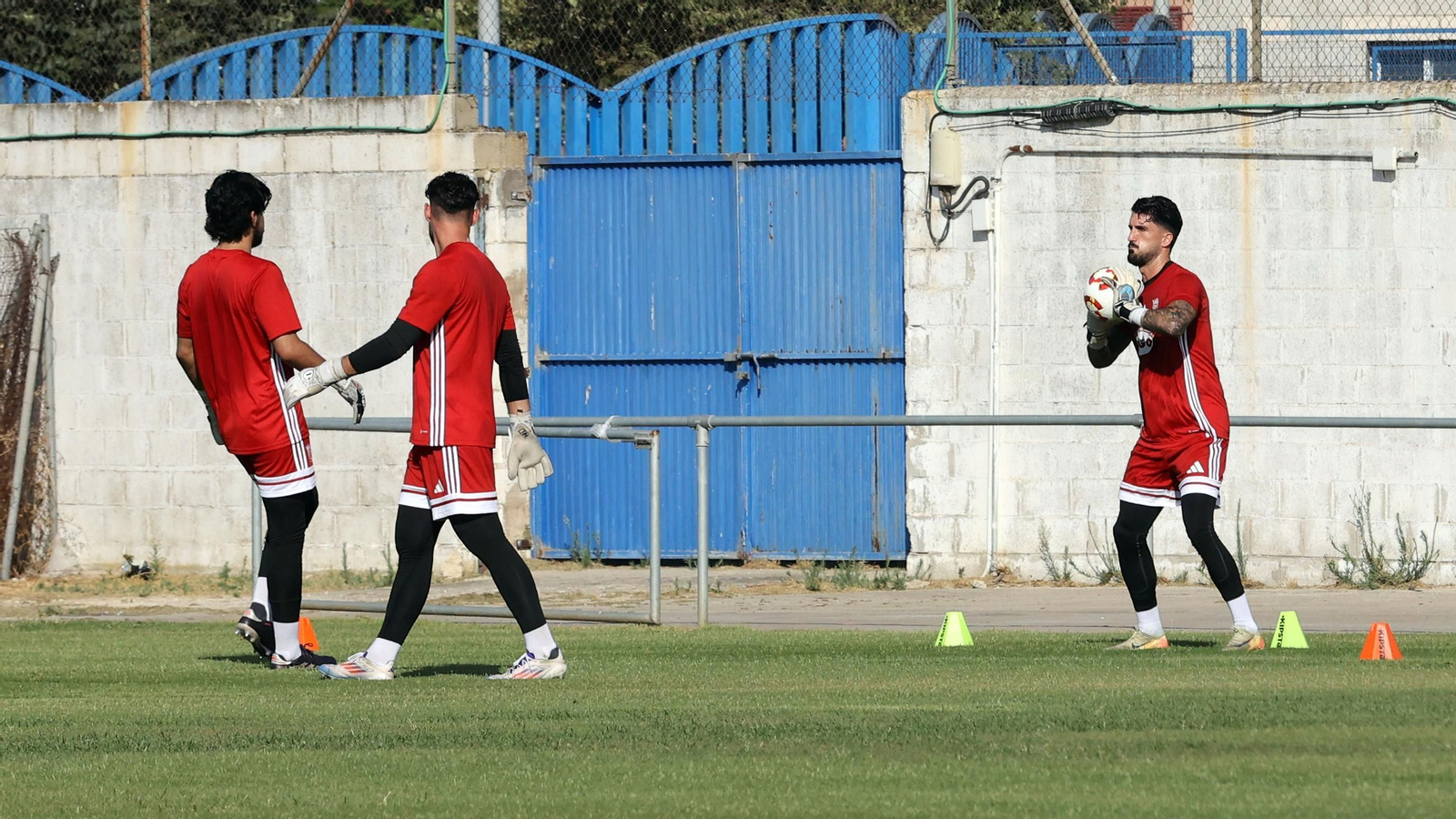 Primer entrenamiento del Xerez CD en el Pedro Garrido de Jerez