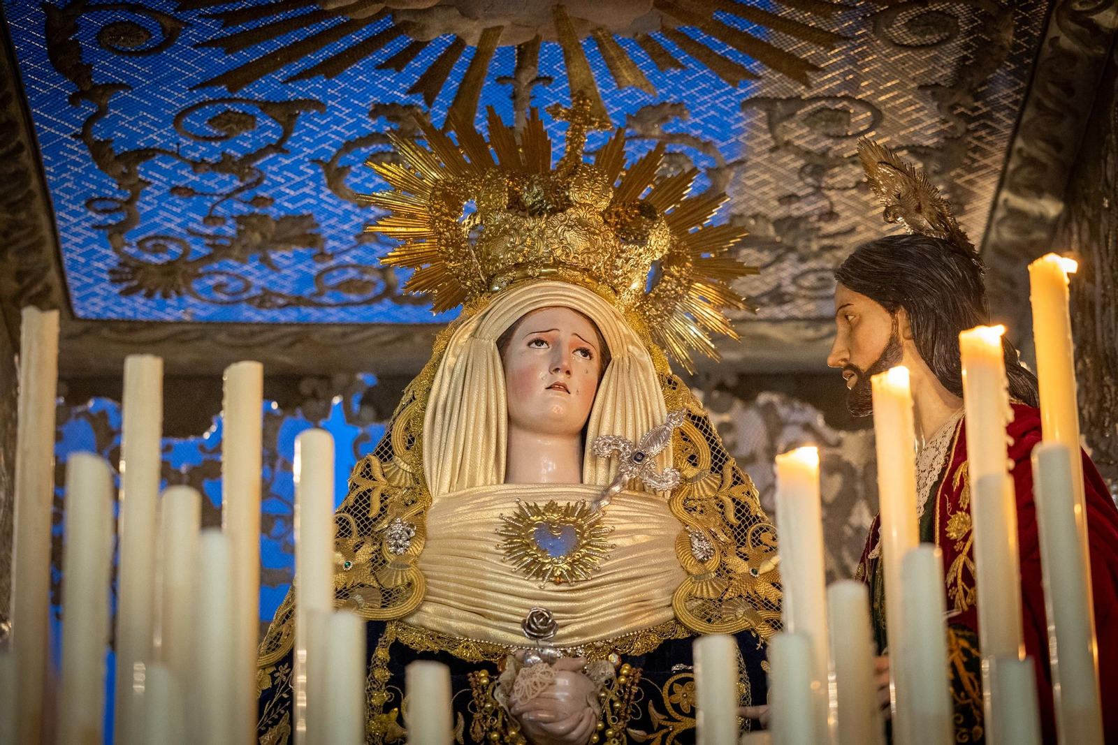 Las imágenes de la archicofradía de Ecce Homo en la Semana Santa de Cádiz de 2024