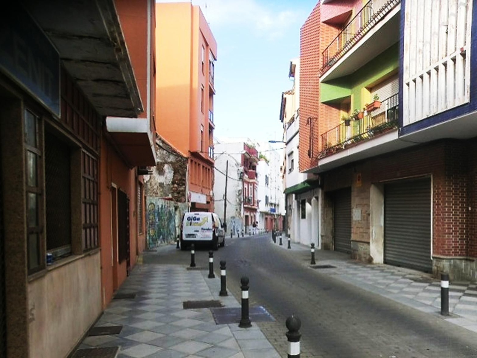 Calle Cristóbal Colón.