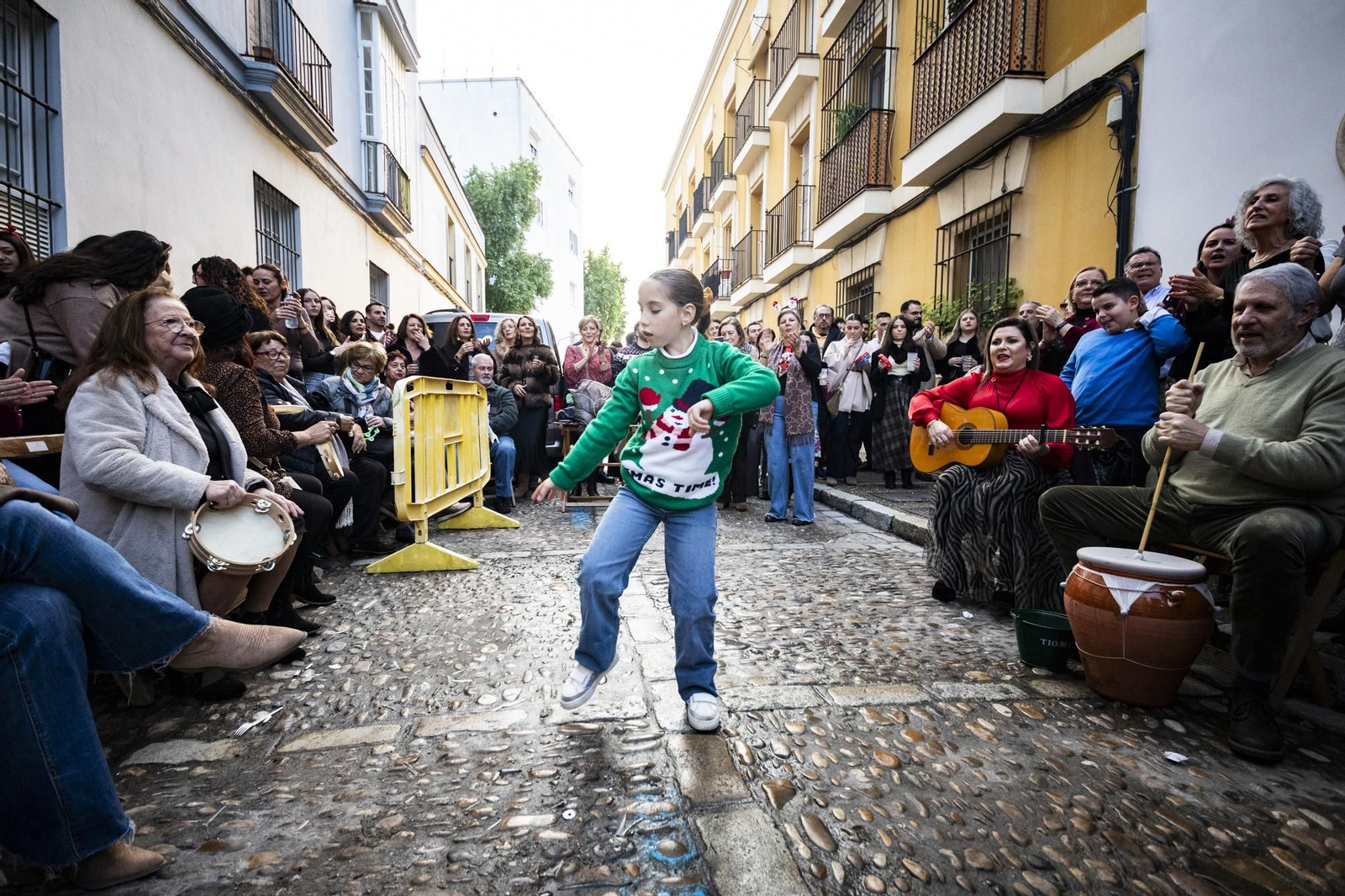 Imágenes de zambombas del día 13 de diciembre en Jerez