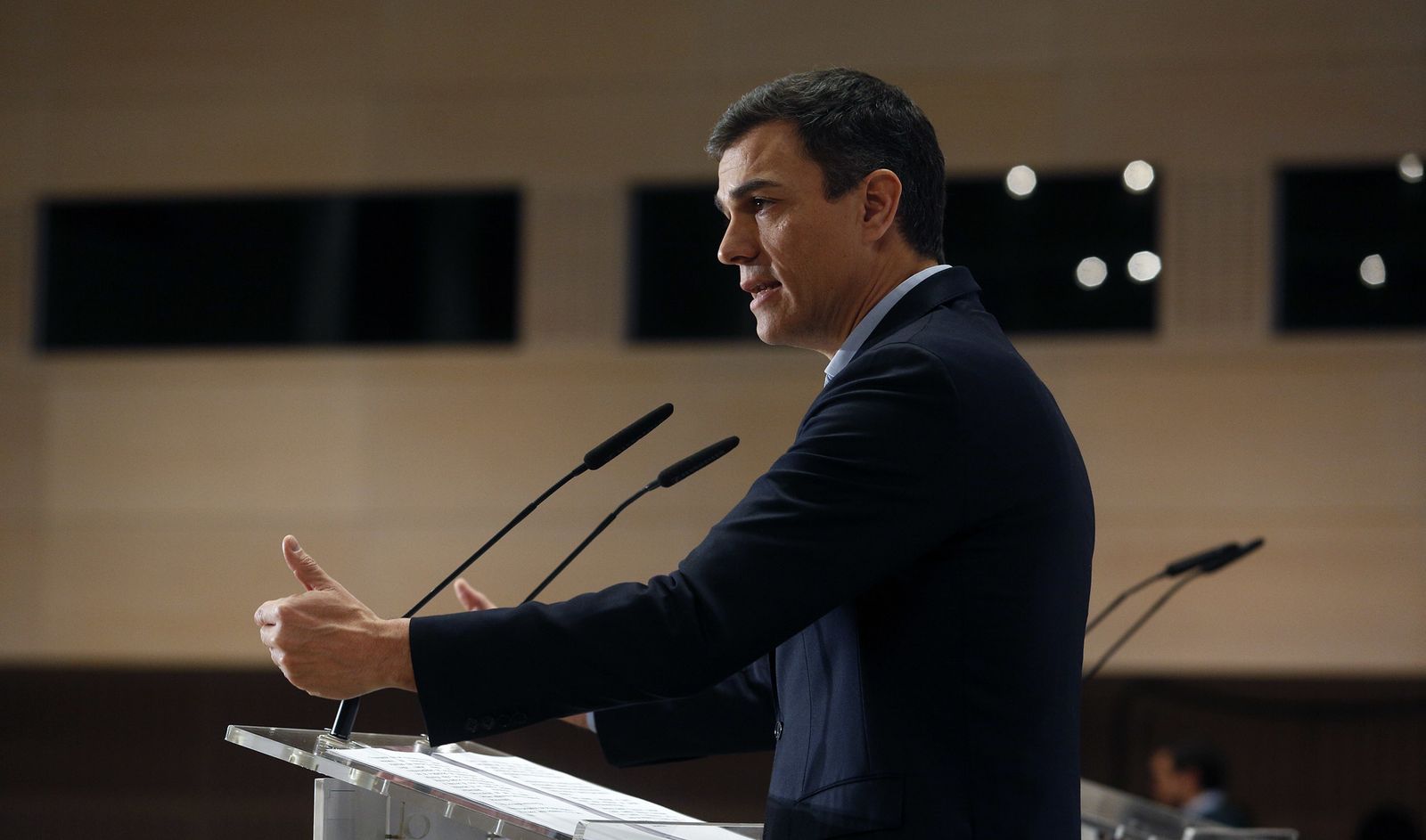 Pedro Sánchez, en el Foro Joly