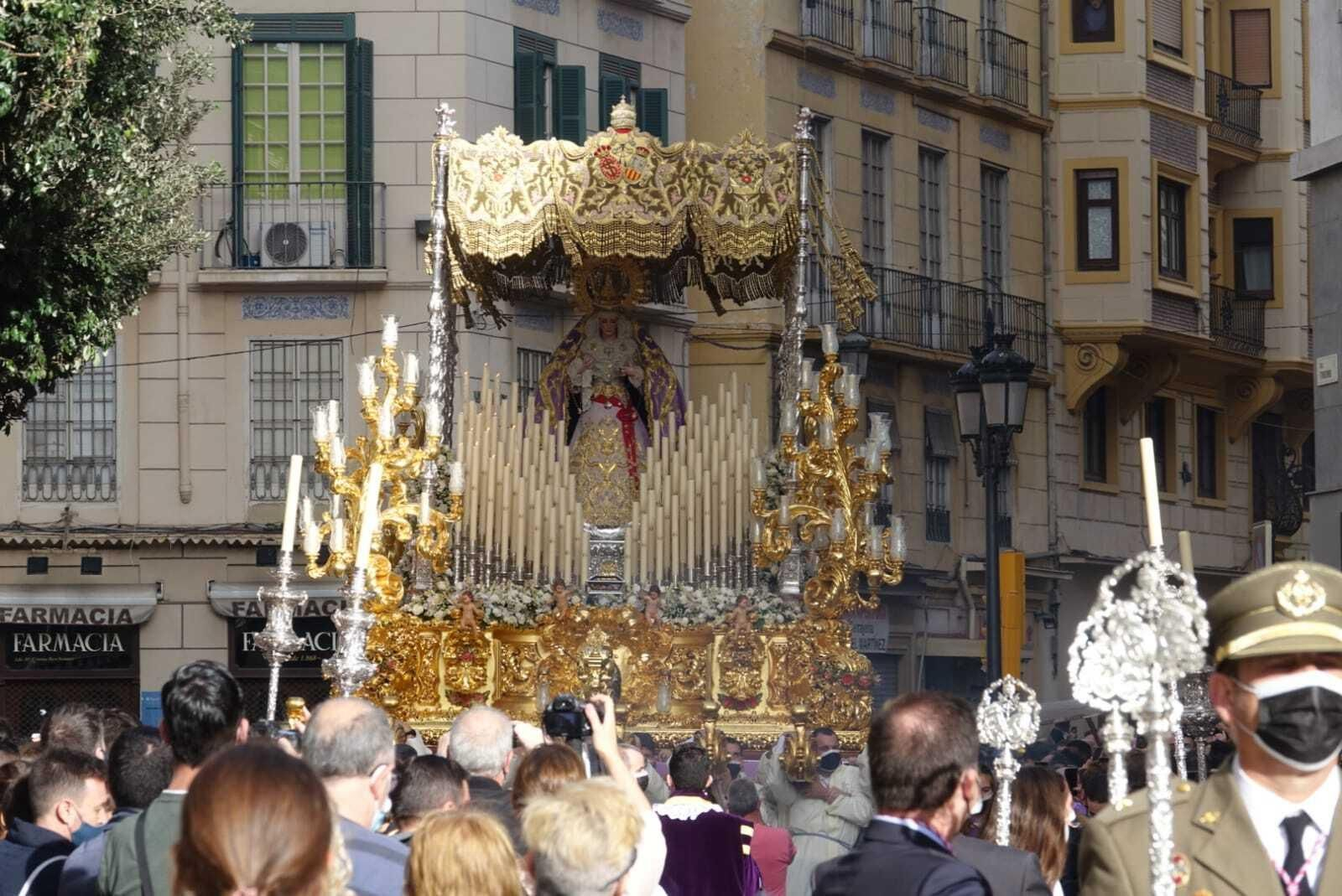 Las fotos de la Virgen de Sangre en la procesión Magna de Málaga