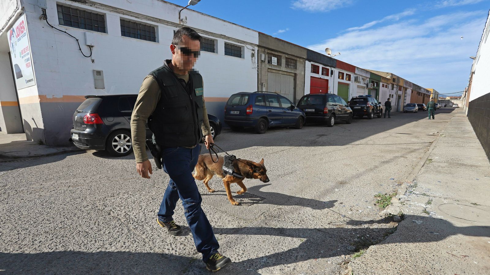 Fotos de los registros de la Guardia Civil en La Línea