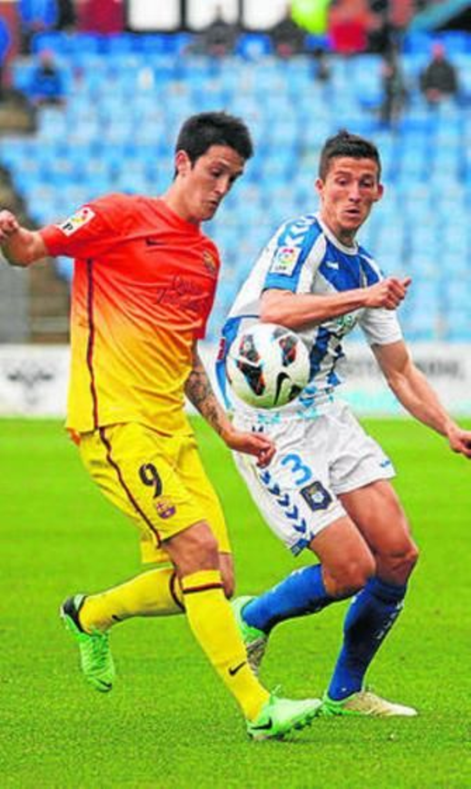 Luis Alberto, ayer con Ruyman.