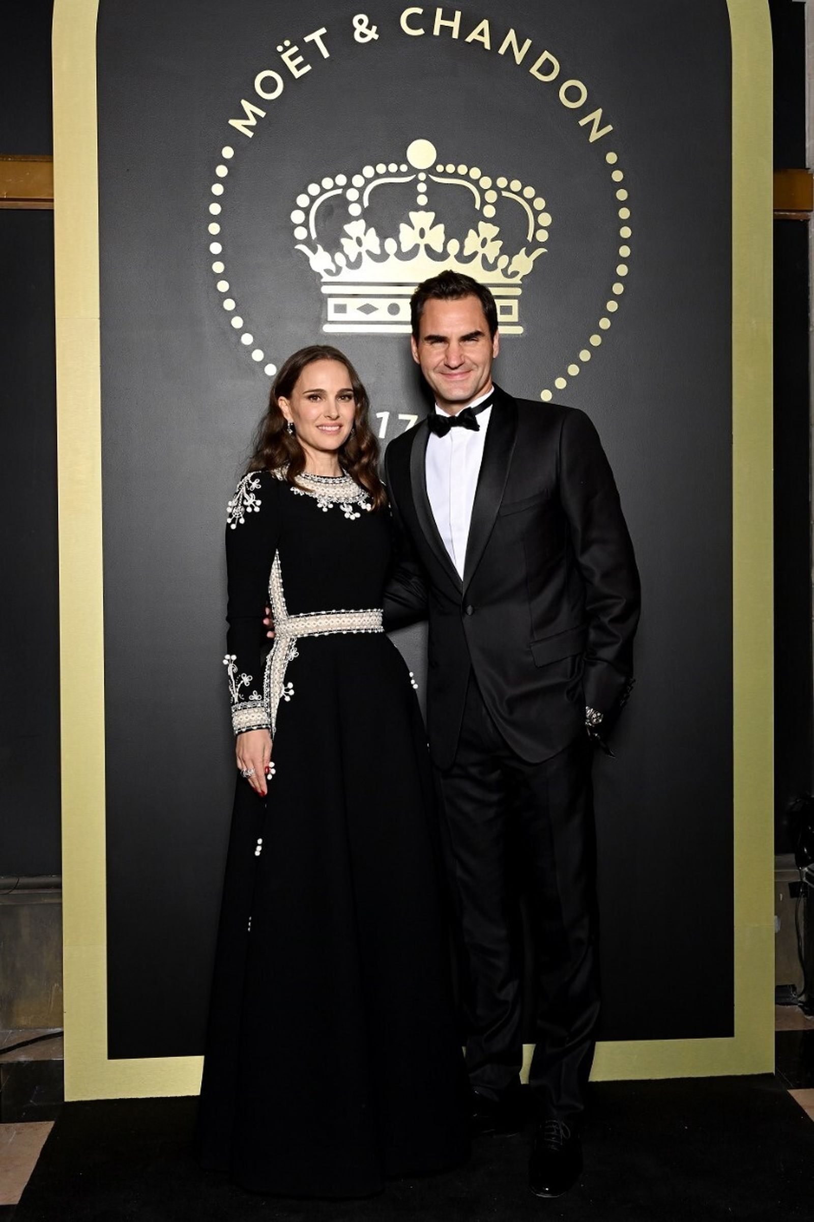 La fiesta efervescente de Roger Federer y Natalie Portman