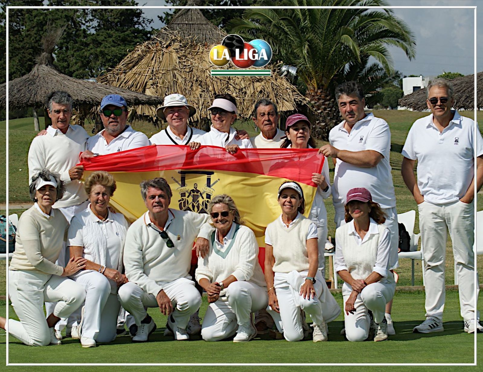 Integrantes de Las Campeadoras y el Español de Croquet.