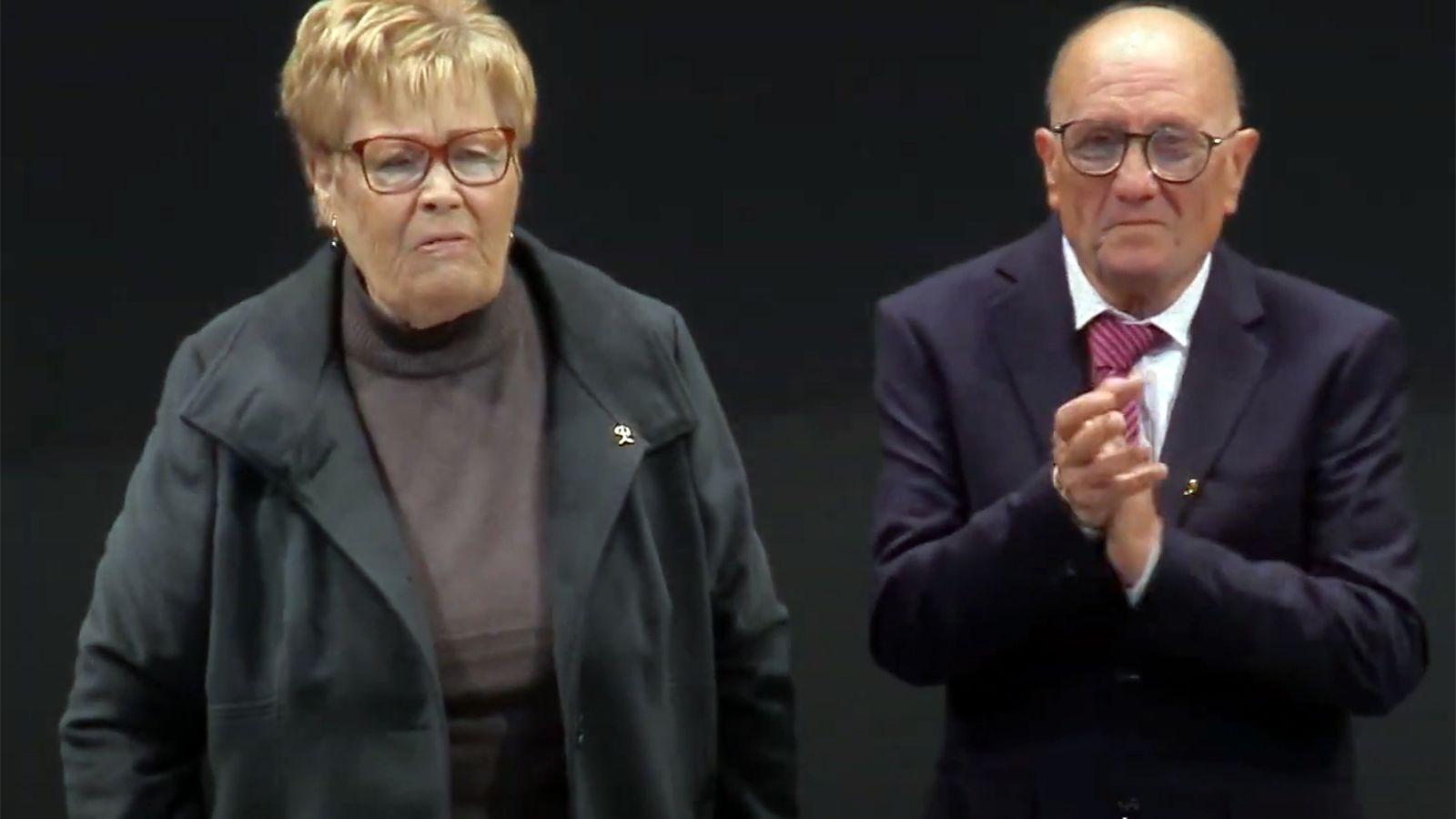 Manuela Arqueros Zoyo y Antonio Navarro recibieron el Indalo de Oro.