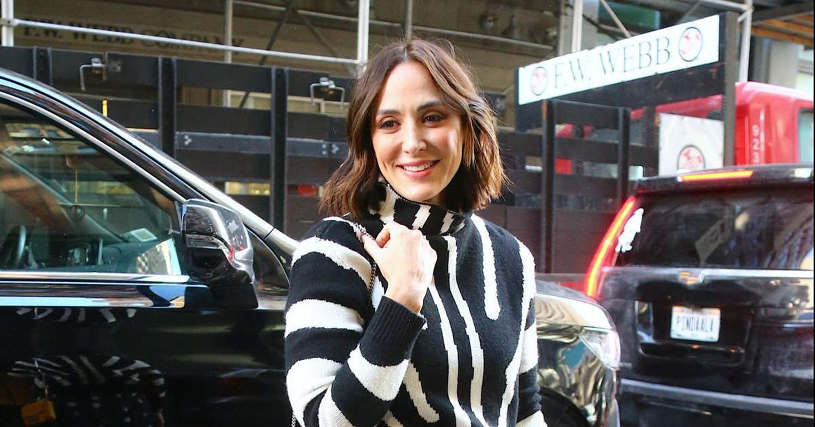 Tamara Falcó, a su llegada a la Semana de la Moda de Nueva York.