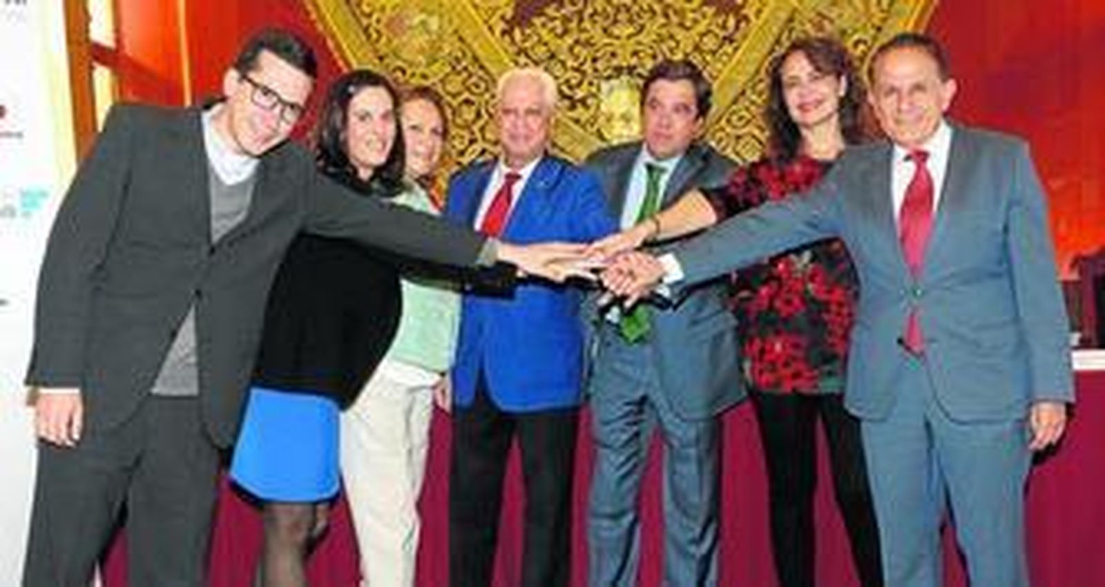 Álvaro Pereira, María del Carmen Martín, Concha Yoldi, Antonio Piñero, Miguel Ángel Morales, Ana María Manzanares y Antonio Pascual.