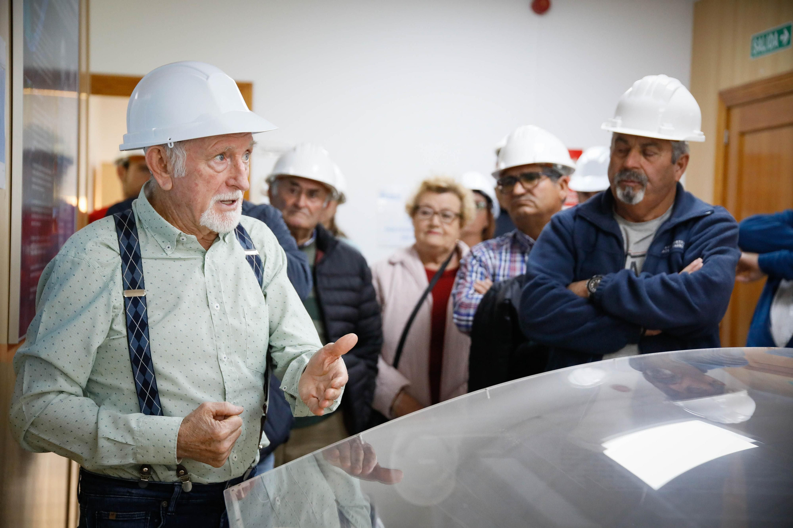 CUCN visita la desaladora de Carboneras y las balsas de Níjar