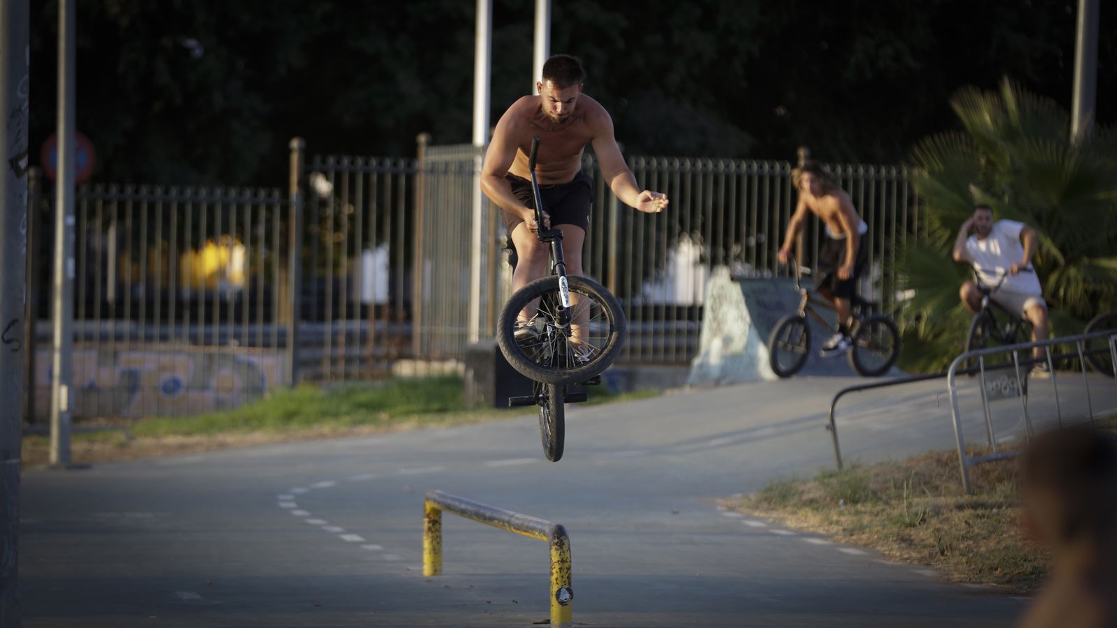 Agosto en Sevilla: el skatepark de Plaza de Armas