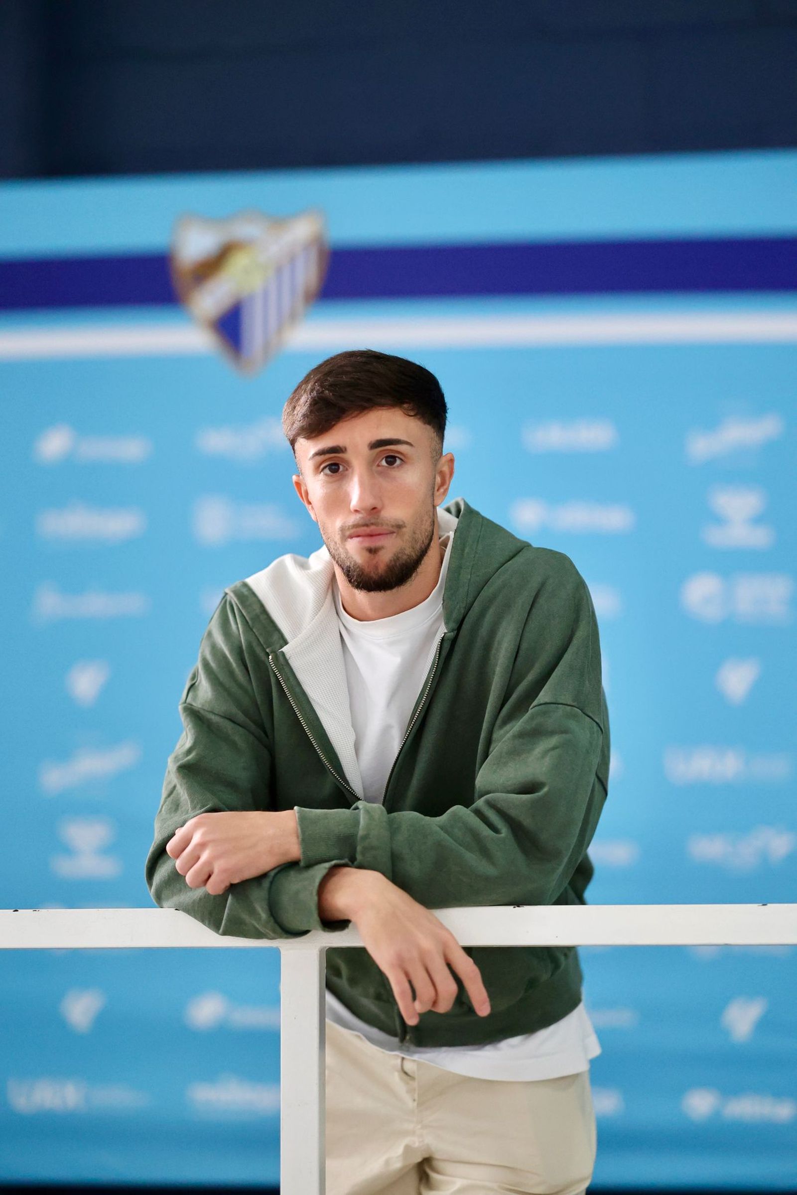 Las fotos de la entrevista a David Larrubia, jugador del Málaga CF