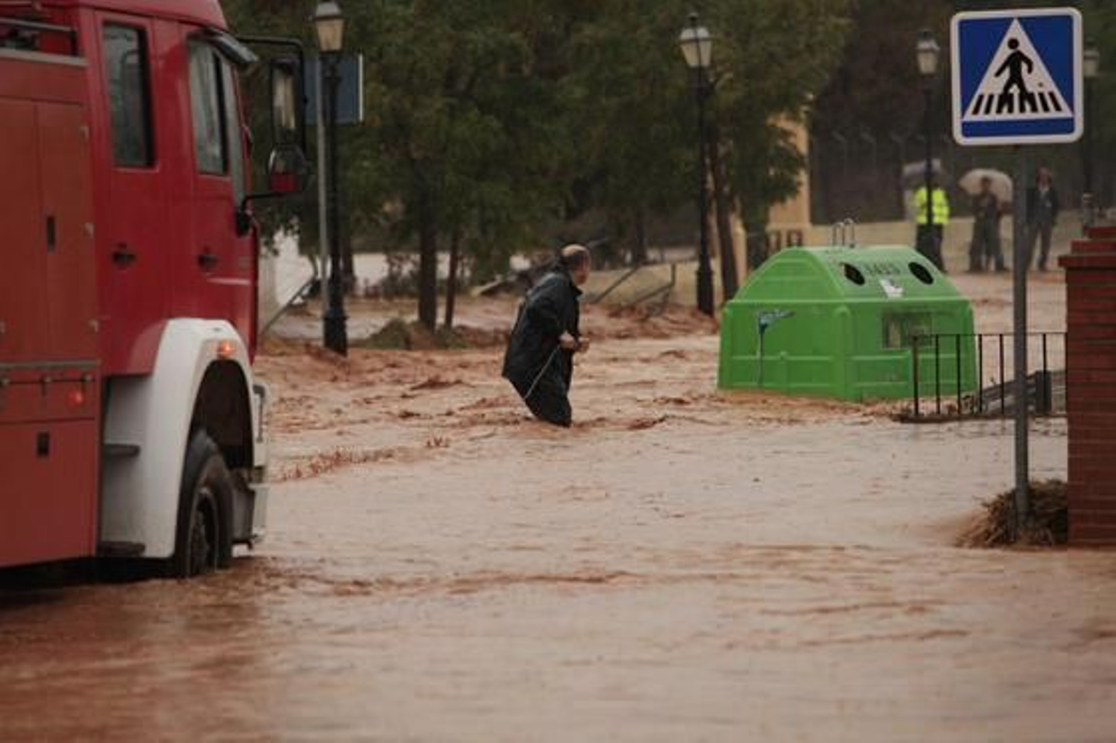 Imágenes de las lluvias en la provincia de Málaga