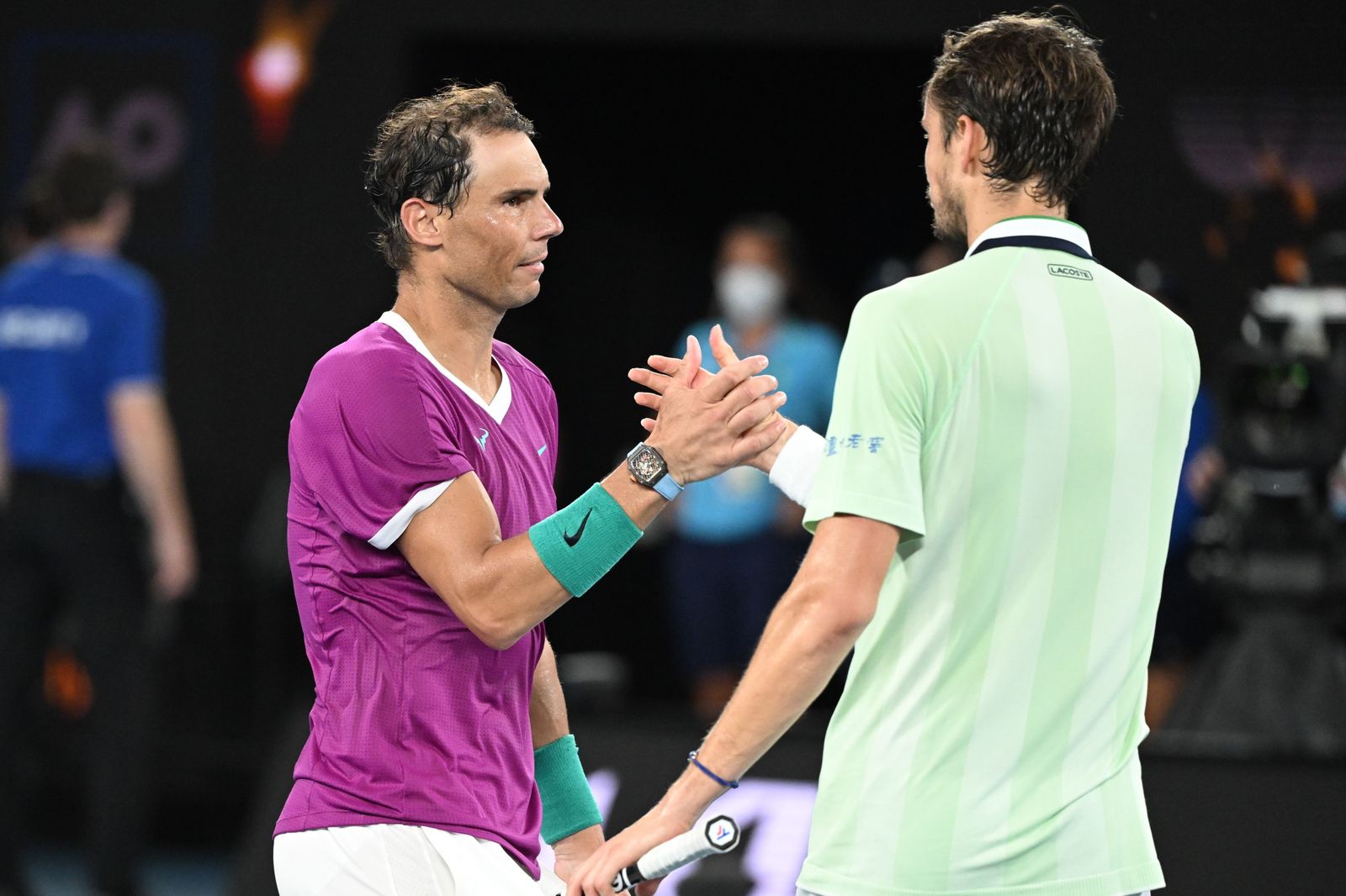 Las imágenes del histórico triunfo de Nadal sobre Medvedev (y 8)