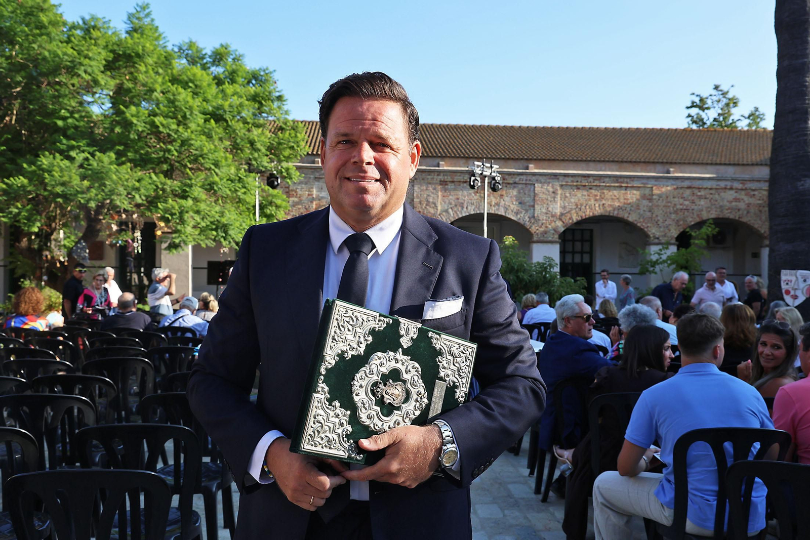 Imágenes del Pregón taurino de las Fiestas Colombinas 2025 a cargo de Luis Carlos Sáenz de la Torre