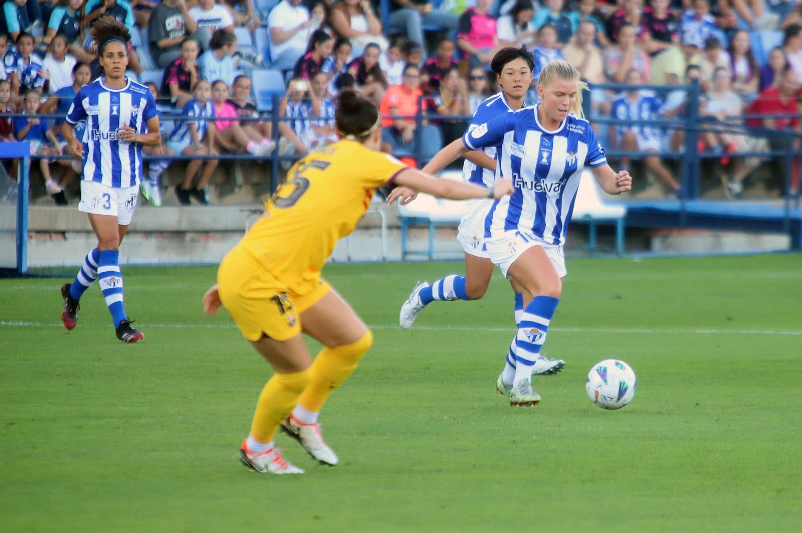 Imágenes del Sporting de Huelva-FC Barcelona