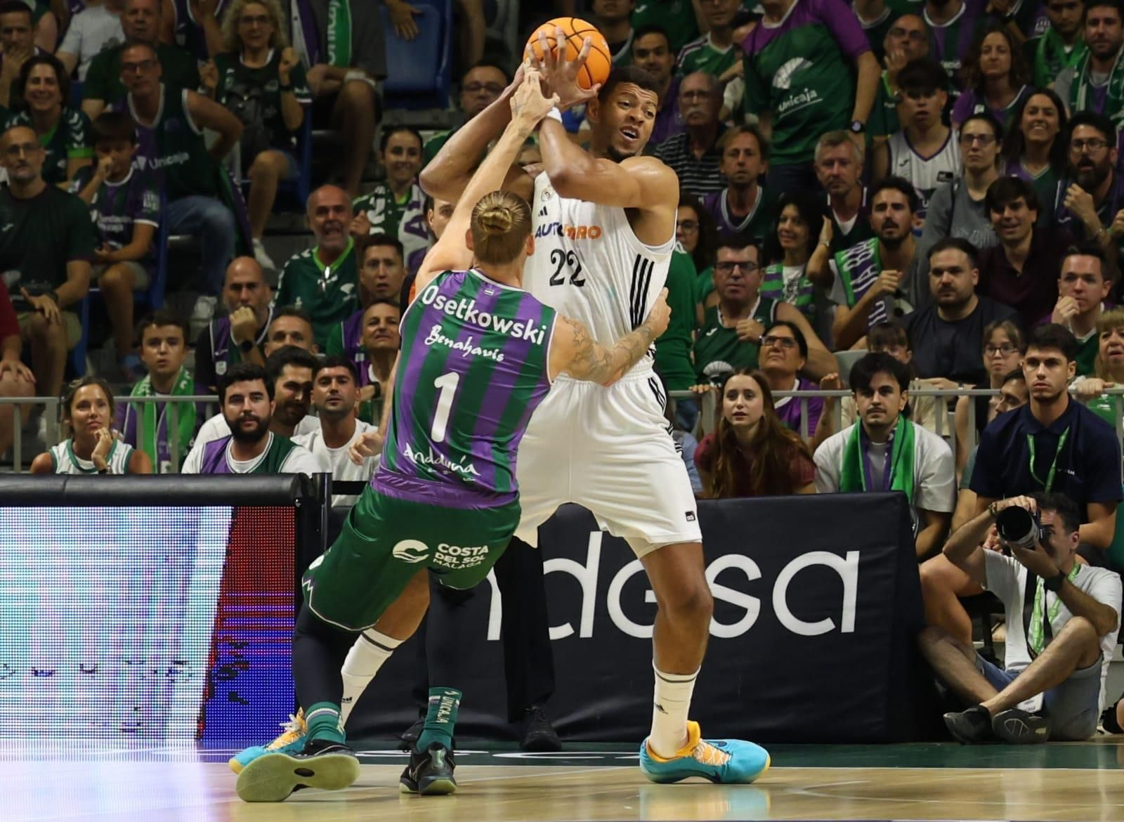El Unicaja-Real Madrid, en fotos
