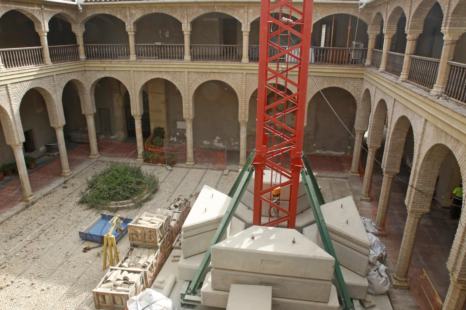 La segunda fase de las obras del Palacio de Congresos, en fotografías