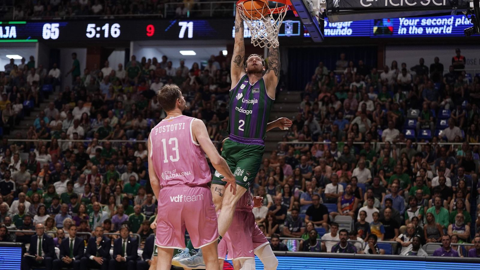 El Unicaja-Joventut, en fotos
