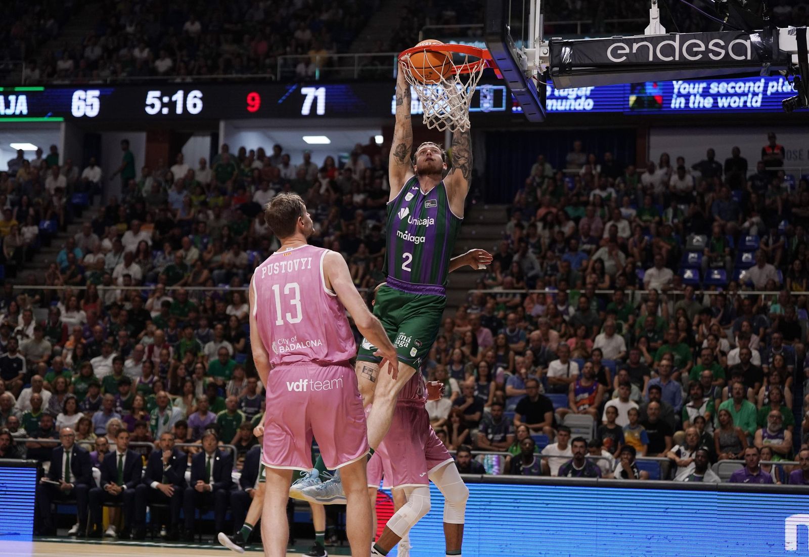 Imagen del Unicaja-Joventut.