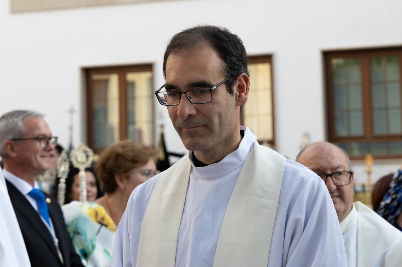 Santa Ana, patrona de Torredelcampo, recibe el bastón de mando como Alcaldesa Perpetua.