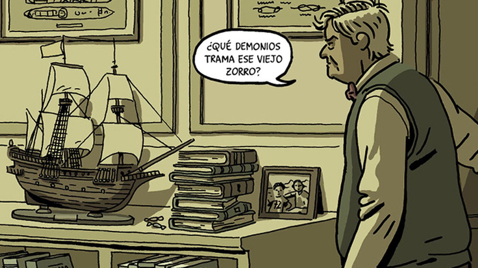 Una viñeta de la obra.