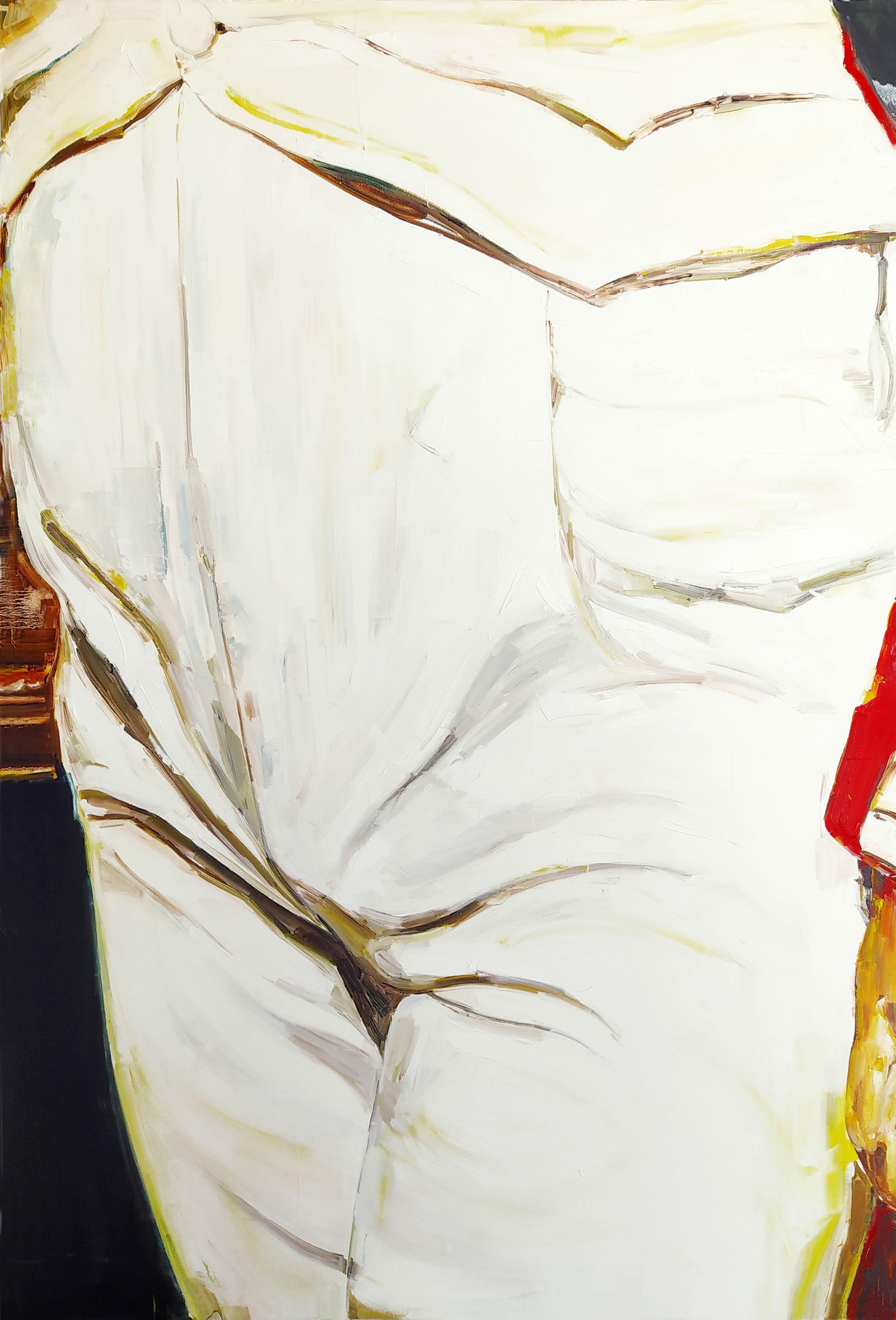 Silvia Cosío, 'Atributos', óleo sobre lienzo.