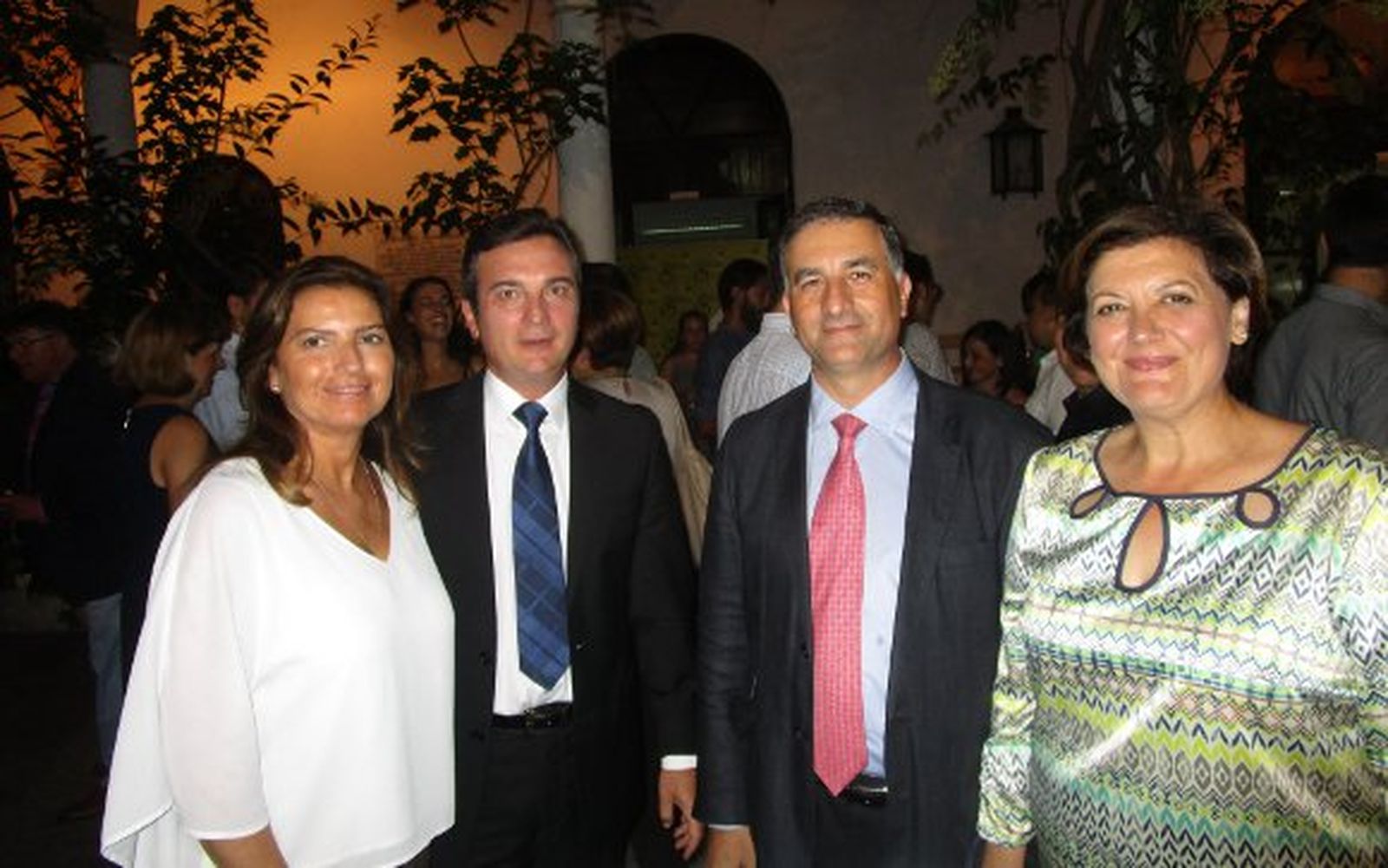 Ángeles Rodríguez, Eduardo González Mazo, Juan Bosco López y Ana Fernández.

Foto: Ignacio Casas de Ciria