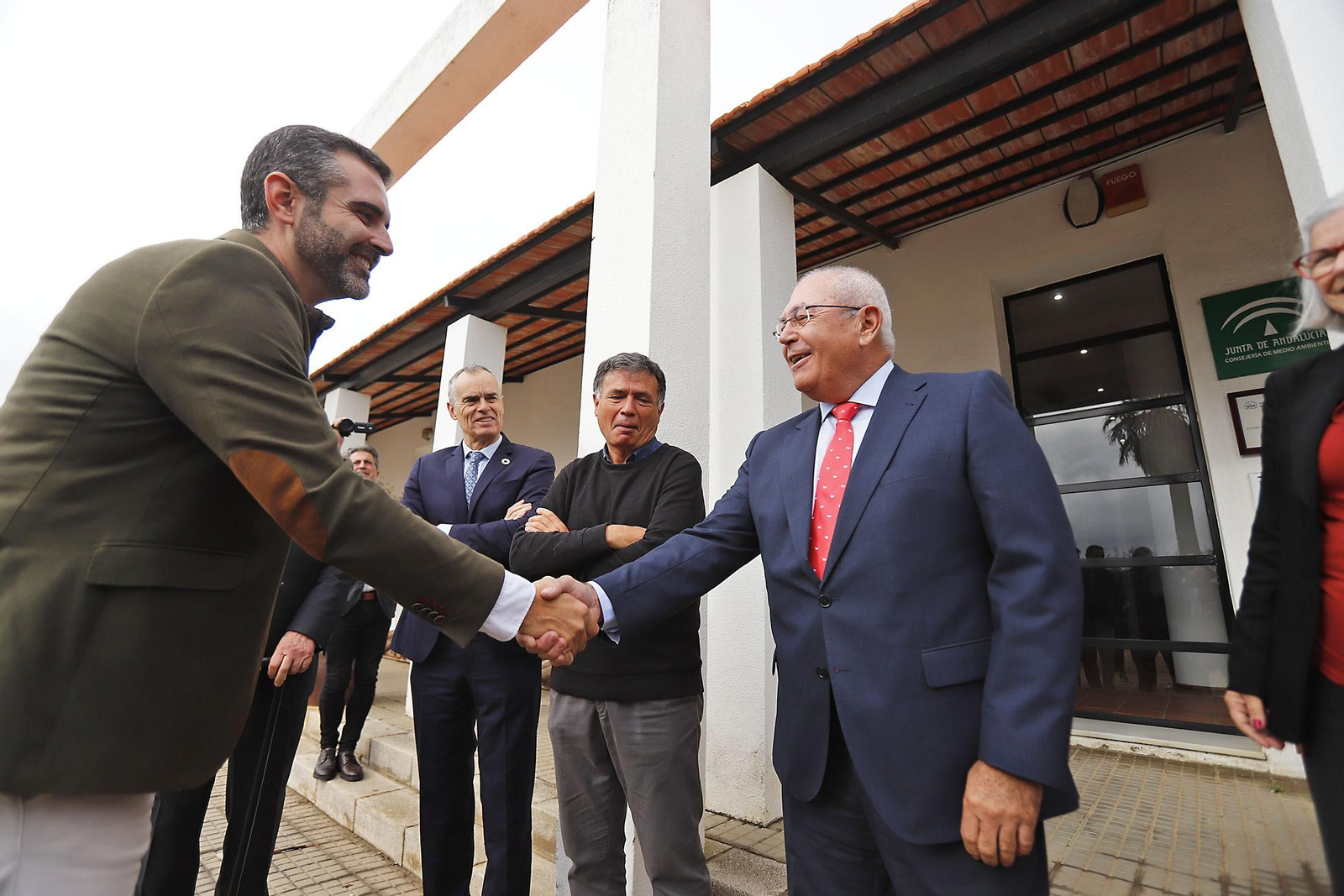 Firma de  la adhesión de la Fundación Atlantic Copper a la Red de Información Ambiental de Andalucía (Rediam).
