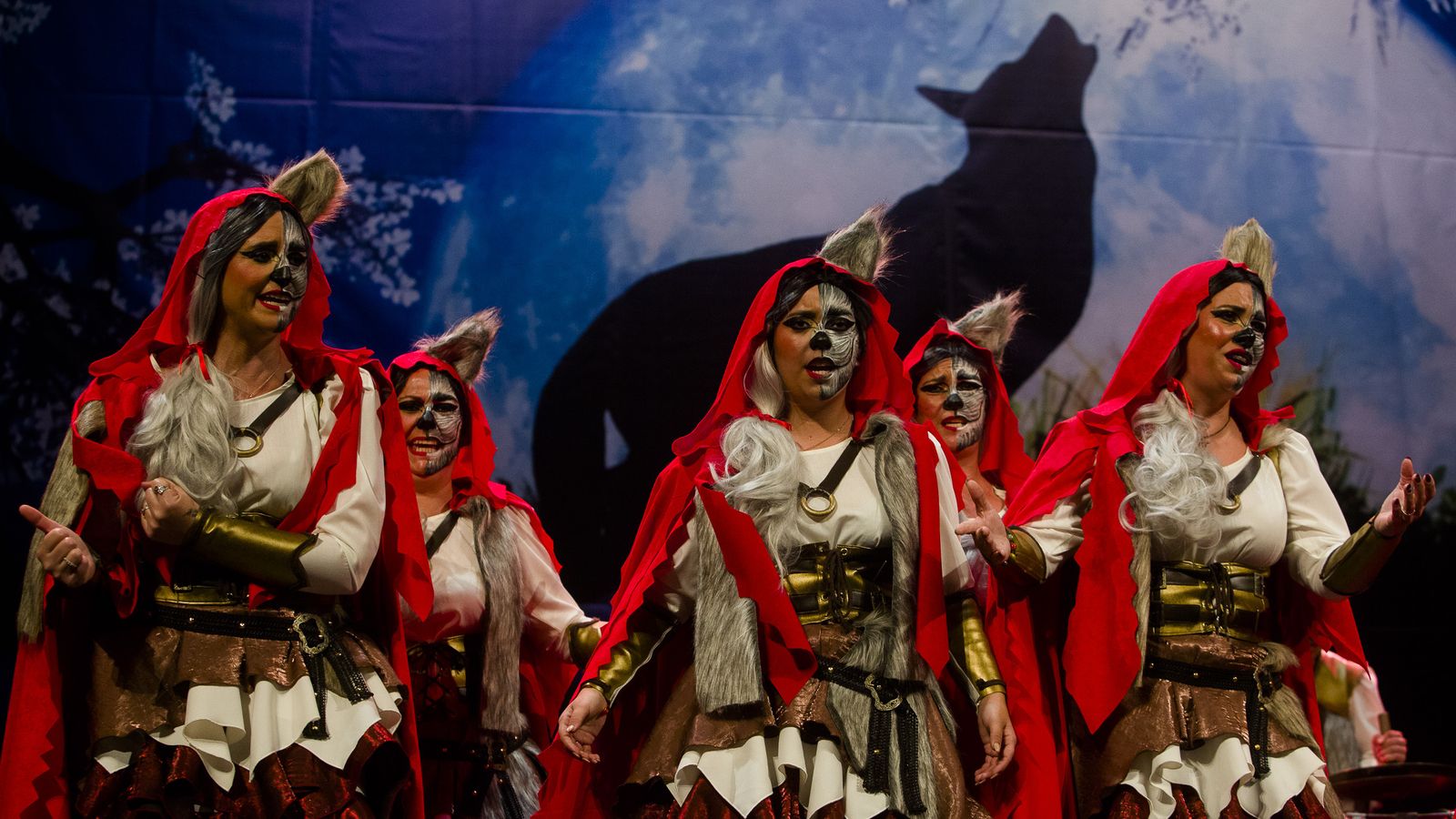 La comparsa 'Érase una vez', en 2020.