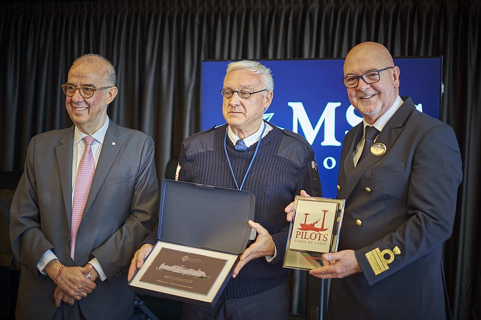 Primera escala en Cádiz del crucero MSC Seaside