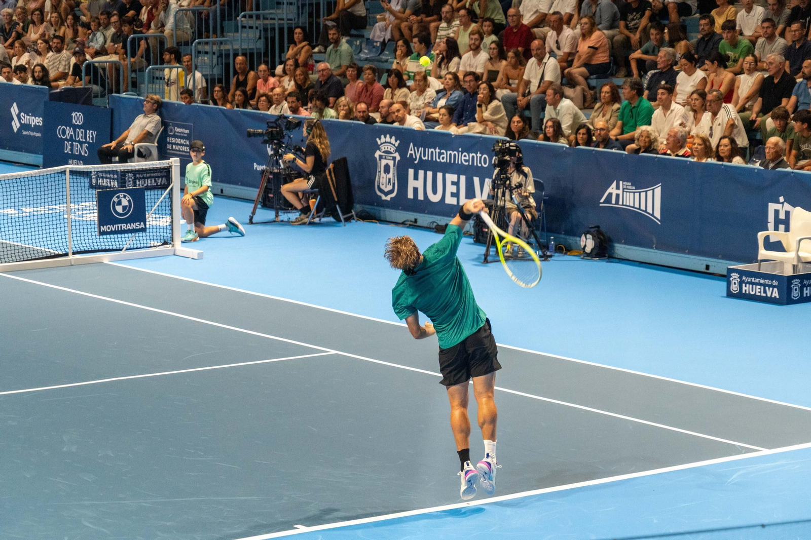 Imágenes de la final masculina de la Copa del Rey de tenis entre Daniil Medvedev y Alejandro Davidovich