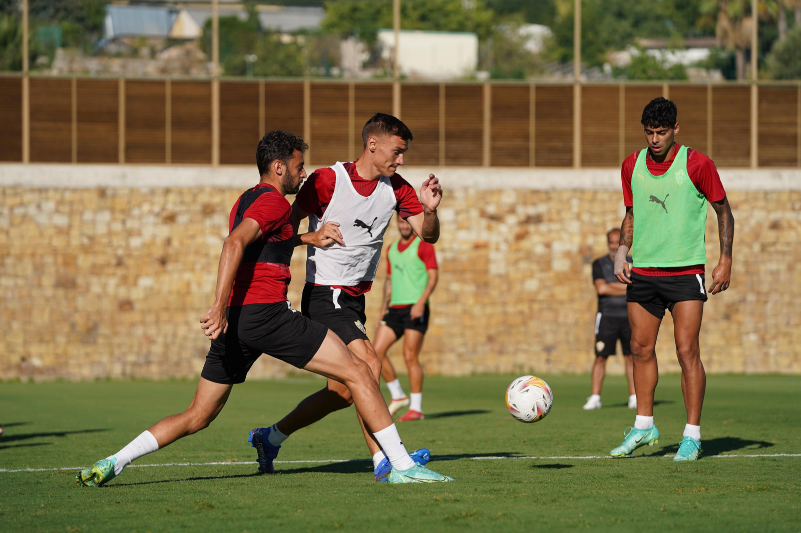 Entrenamiento del Almería, sábado 7