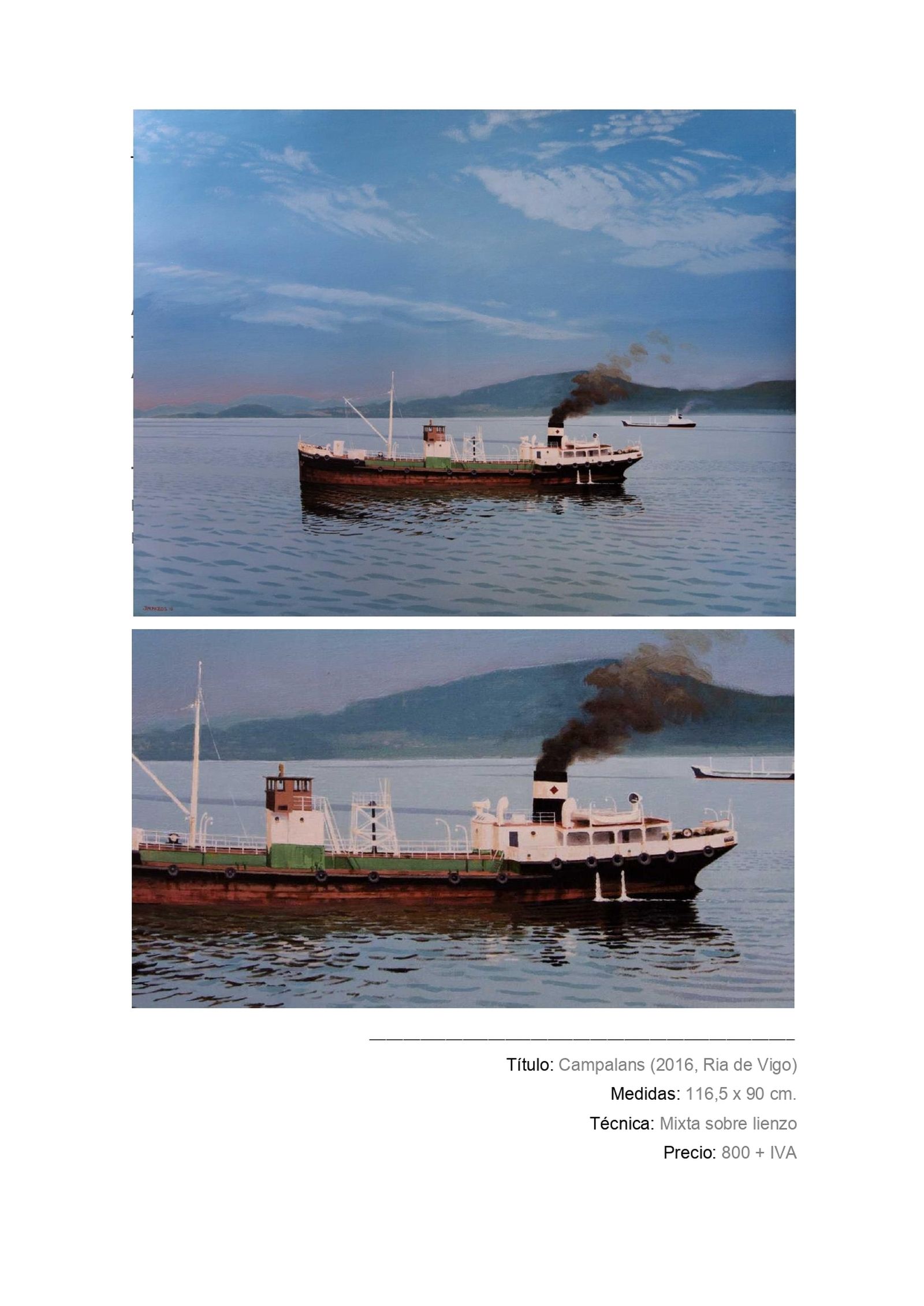 Campalans. (2016, Ría de Vigo). J. M. Pazos.