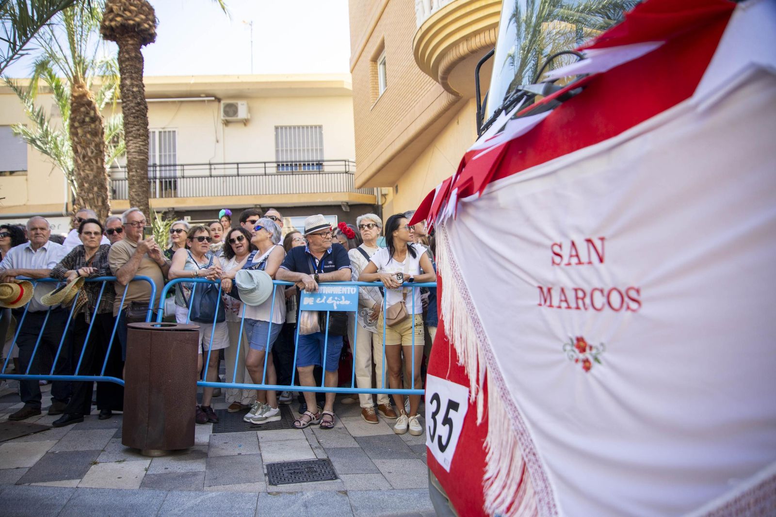 Las imágnes de la misa y procesión en honor a San Marcos en El Ejido