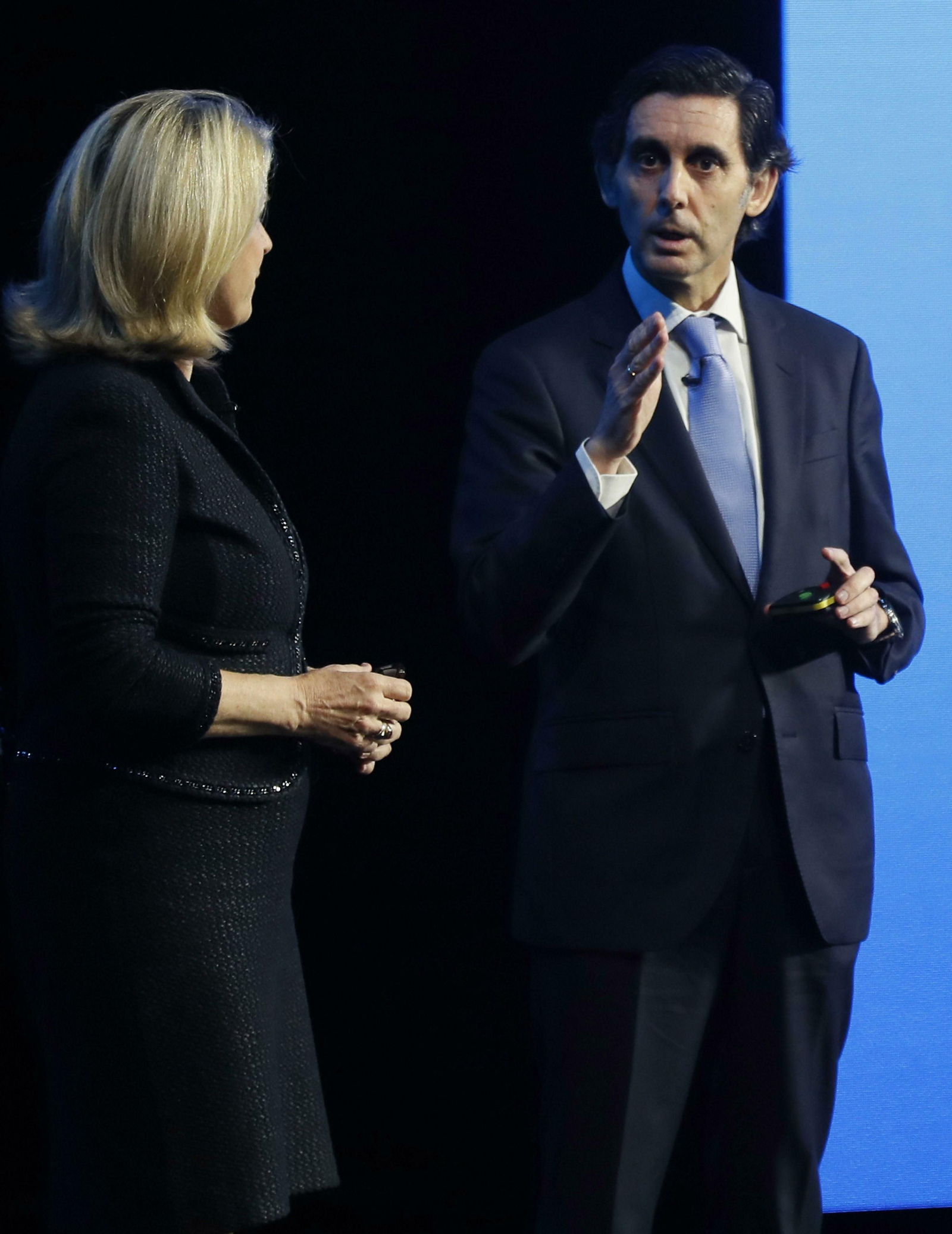 José María Álvarez-Pallete, presidente de Telefónica, en la apertura del WTTC.